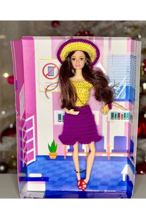 ÖRGÜ ELBİSELİ SONSUZ HAREKETLİ BEBEK