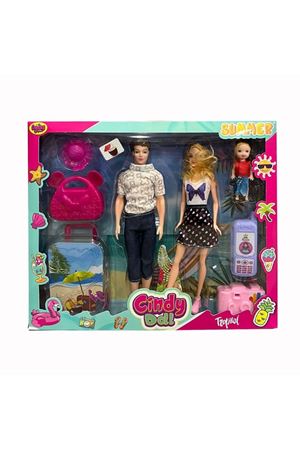 BEBEK CİDY DOLL AİLE TATİL SETİ