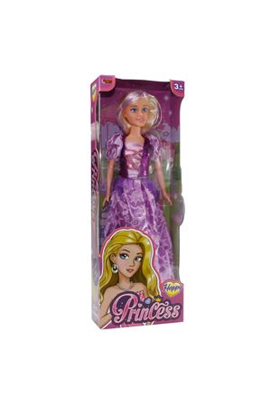 BEBEK KUTUDA 29 CM RENKLİ SAÇLI PRENSES 