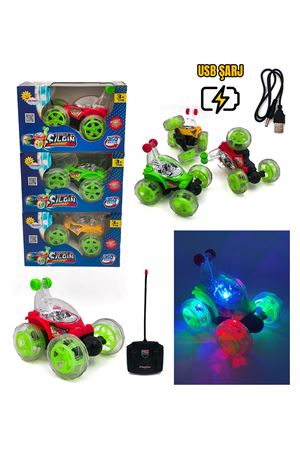 UZAKTAN KUMANDALI ŞARJLI IŞIKLI ÇILGIN ARABA