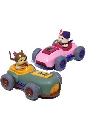 IŞIKLI MÜZİKLİ ÇEKBIRAK ÇILGIN KEDİLİ ARABA