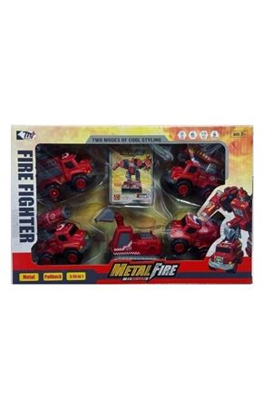 KT 5 Lİ İTFAİYE METAL ARAÇ SETLERİ 