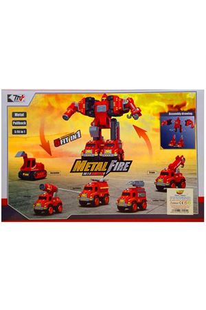 KT 5 Lİ İTFAİYE METAL ARAÇ SETLERİ 