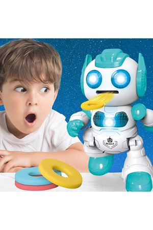 KUTUDA UZAKTAN KUMANDALI DİSK ATAN AKILLI ROBOT