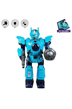 KUTUDA  PİLLİ IŞIKLI BUHAR ATAN ROBOT 