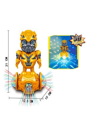 KUTUDA IŞIKLI SCOOTERLİ PİLLİ ROBOT