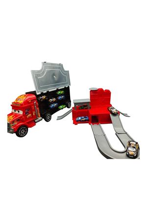 TOYSAN BİG TRACK RACER GARAGE 10 METAL CARS 