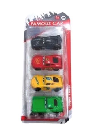 KARTELA VAKUMDA 4 LÜ ÇEK BIRAK ARABALAR METAL