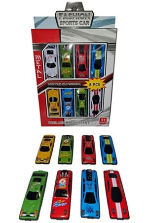 KUTUDA 8 Lİ METAL KÜÇÜK ARABA