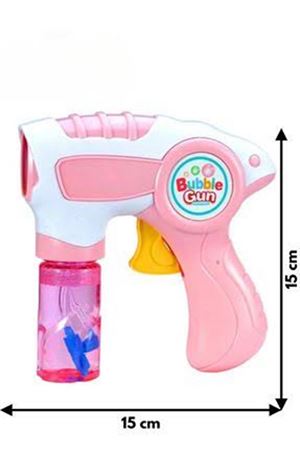 KARTELA IŞIKLI BUBLE GÜN KÖPÜK TABANCASI