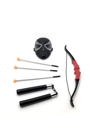 KARTELA MASKELİ OKLU NİNJA SETİ