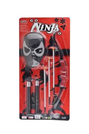 KARTELA MASKELİ OKLU NİNJA SETİ