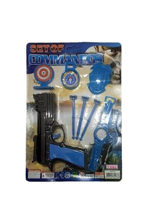 KARTELA KÜÇÜK SAATLİ TABANCA SETİ