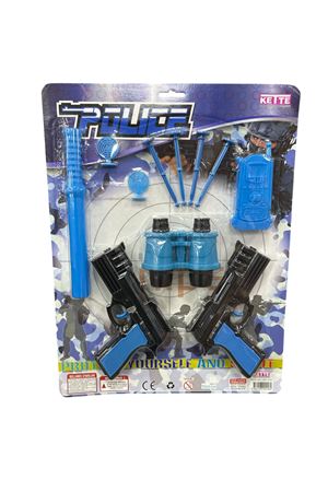 KARTELA BÜYÜK BOY 2 Lİ TABANCA DÜRBÜNLÜ ASKER SETİ