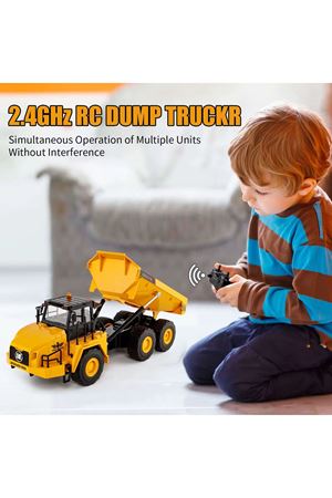 KUTUDA ŞARJLI DAMPERLİ İŞ KAMYONU UZAKTAN KUMANDALI 