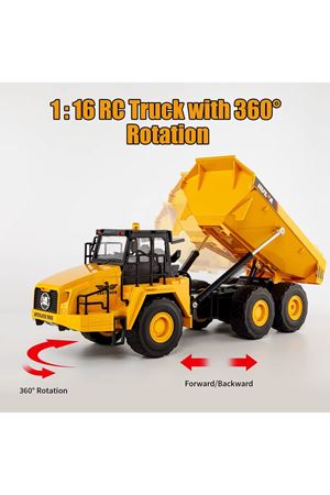 KUTUDA ŞARJLI DAMPERLİ İŞ KAMYONU UZAKTAN KUMANDALI 