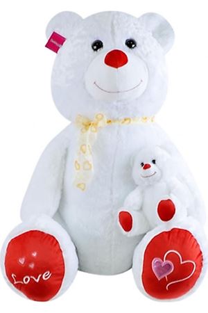 GÜLEN YAVRULU AYI 100 CM