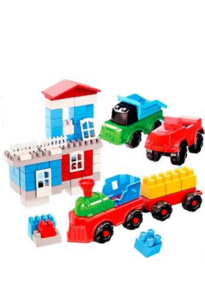 KT 100 PARÇA TREN GARAJ BLOKLARI 