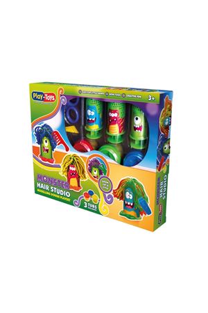 PLAY TOYS HAİR STUDİO MONSTER OYUN HAMUR SETİ