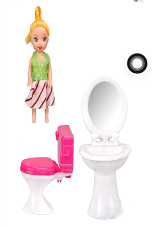 KARTELA. ANLİLY KLOZETLİ LAVABO BEBEKLİ