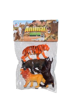 PVC DE 4 LÜ VAHŞİ HAYVANLAR 