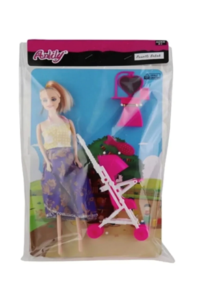 KARTELA ANLİLY POŞETTE PUSETLİ BEBEK