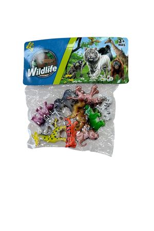 PVC DE 10 LU MİNİ YABANİ HAYVANLAR 