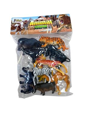 PVC 10 PARÇA VAHŞİ HAYVANLAR