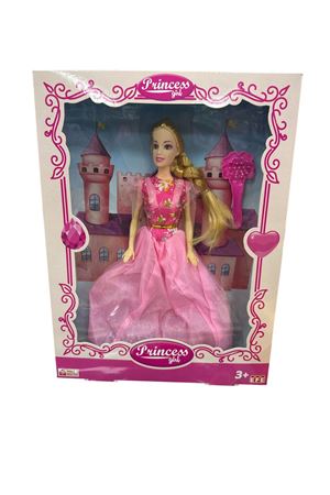 KUTUDA PRENSES GİRL UZUN ÖRGÜ SAÇLI BEBEK