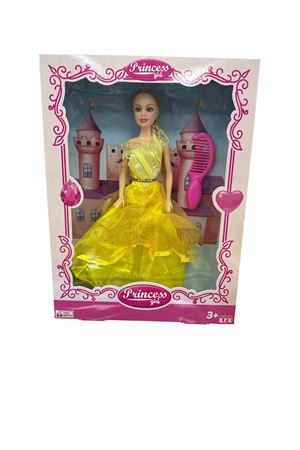 KUTUDA PRENSES GİRL UZUN ÖRGÜ SAÇLI BEBEK